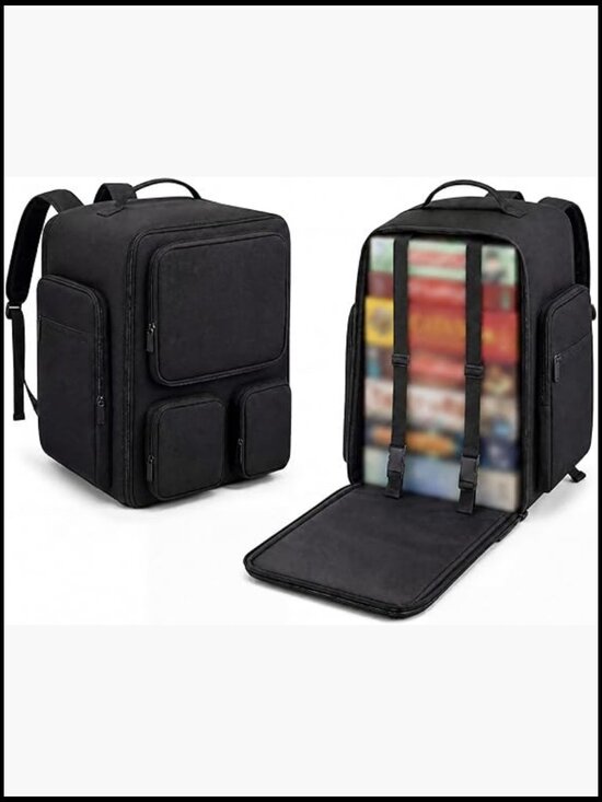 Extra Large Board Game Backpack with Reinforced Structure Padded Straps Multi main image 5